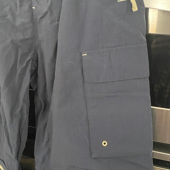 Men's Bum Navy Nylon Pants-Shorts Athletic/Biking Size M - Picture 6 of 9